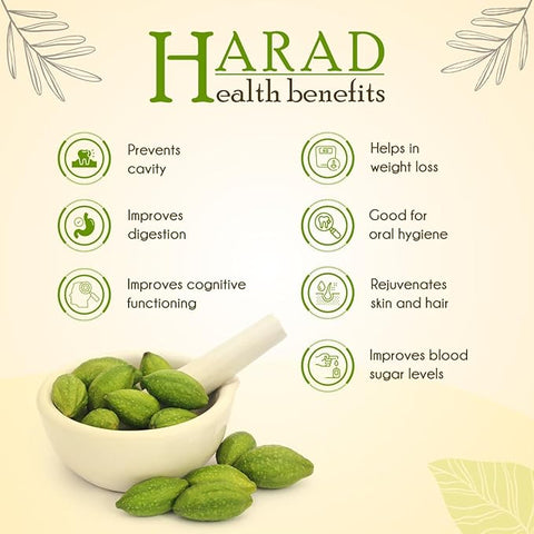 Namo Organics Badi Harad Whole - 300 Gm Fresh - Aralu | Inknut | Ink Kut | Haritaki | Kadukkai - Badi Harar - Terminalia Chebula - Karakkaya By Namo Organics