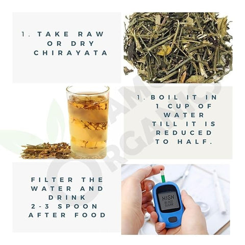 Namoorganics - chirata/chirayata - 200 Gm - Chirata Leaves | Bitter Stick For Better Blood Sugar Levels, Reduces Parasitic Infections, Supports Liver Health and Detoxification