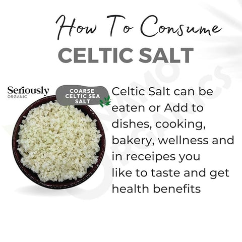 Namo organics - Grey Celtic Salt - 1 kg - Premium | Full of Mineral | 100% Natural, Organic Hand Harvested Sea Salt