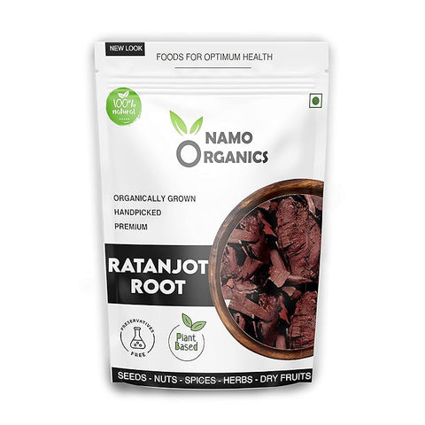 Namo Organics - Ratanjot Root 100 Gr - Raw Alkanet Root - Alkanna Tinctoria