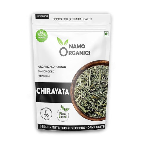 Namoorganics - chirata/chirayata - 200 Gm - Chirata Leaves | Bitter Stick For Better Blood Sugar Levels, Reduces Parasitic Infections, Supports Liver Health and Detoxification
