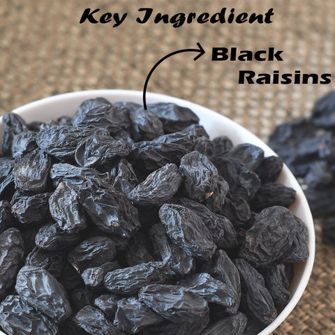Namo Organics - Afghani Black Raisins Seedless ( Kali Kishmish / kismis without seeds ) - Black Resin grapes Dry Fruits