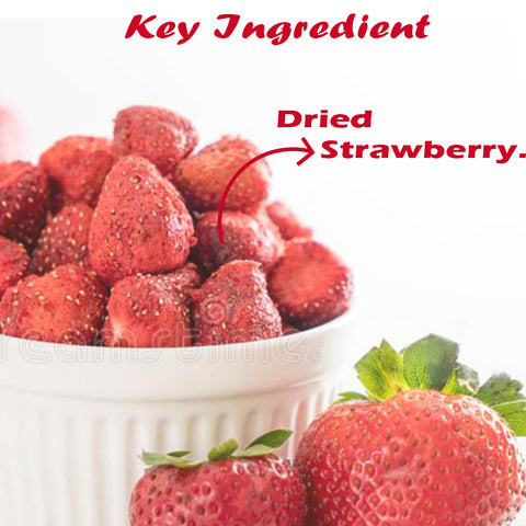 Namo Organics - Dried Strawberries - ( Gluten Free, Vegan & NON GMO ) Candied Strawberry Dry Fruits