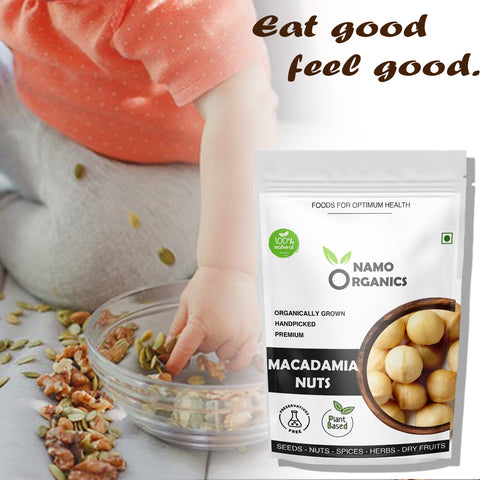 Namo Organics - Jumbo Raw Macadamia Nuts