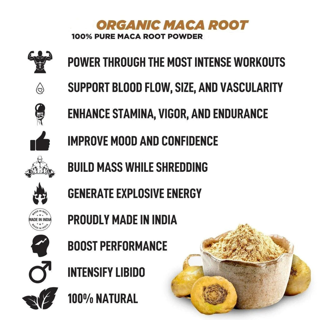 Namo organics Yellow Maca Root Powder For Men 150 Gm Namo Organics