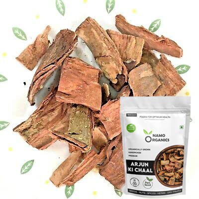 Namo Organics - Arjun Ki Chaal - Dried- Arjuna Tree Bark - Raw | Lowers Bad Cholesterol