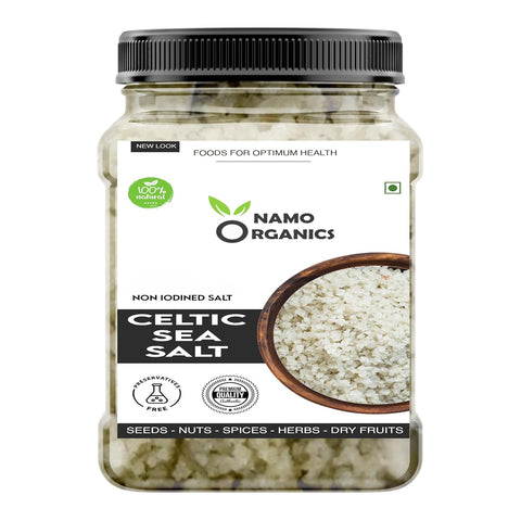 Namo organics - Celtic Sea Salt (SEL GRIS) - Premium | Full of Mineral | 100% Natural, Organic Hand Harvested Sea Salt