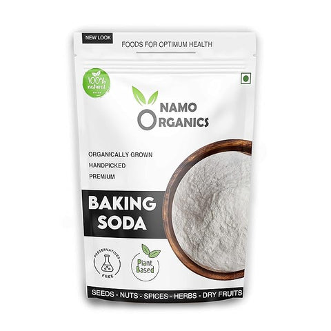 Namo Organics - Baking Soda, 1 Kg - [Food Grade Sodium Bicarbonate, Perfect for Baking/Cooking/Cleaning, Triple Refined] (1 Kg)