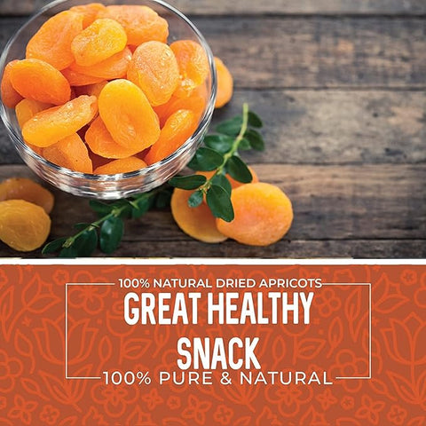 Namo Organics  - Dried Apricots Turkish - Seedless | No Added Sugar | Khumani Sweet Dry Fruits | Healthy Snack