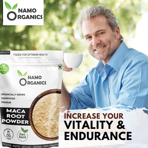 Namo organics Yellow Maca Root Powder For Men - 150 Gm