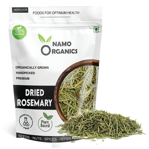 Namo Organics - Rosemary Dried Leaves - For Hair Growth & Rosemary Leaf Tea - Organic Dry Herb