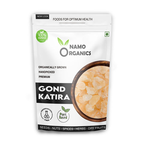Namo Organic - Pure Gond Katira  - Sourced From Organic Gum cultivators - Premium White