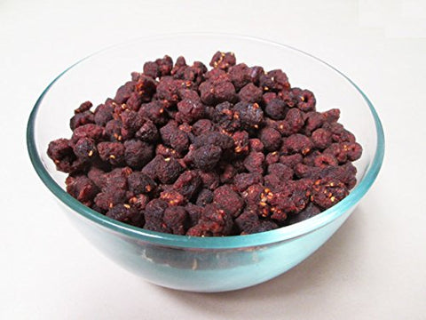Namo Organics - Sun Dried Raspberry Dry Fruits - Organic Dark Red Raspberries Sourced From Organic Farms - Premium