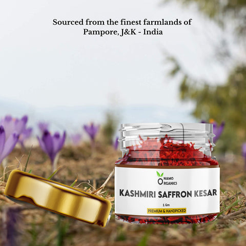 Namo Organics - Pure Original Kashmiri Saffron - 1 Gm