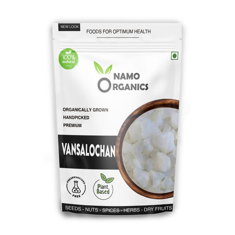 Namo Organics - Organic Bansalochan - Vanslochan - Tabashir - Silicic Acid - 200 Gm